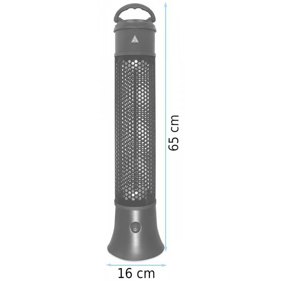 Portable fan heater