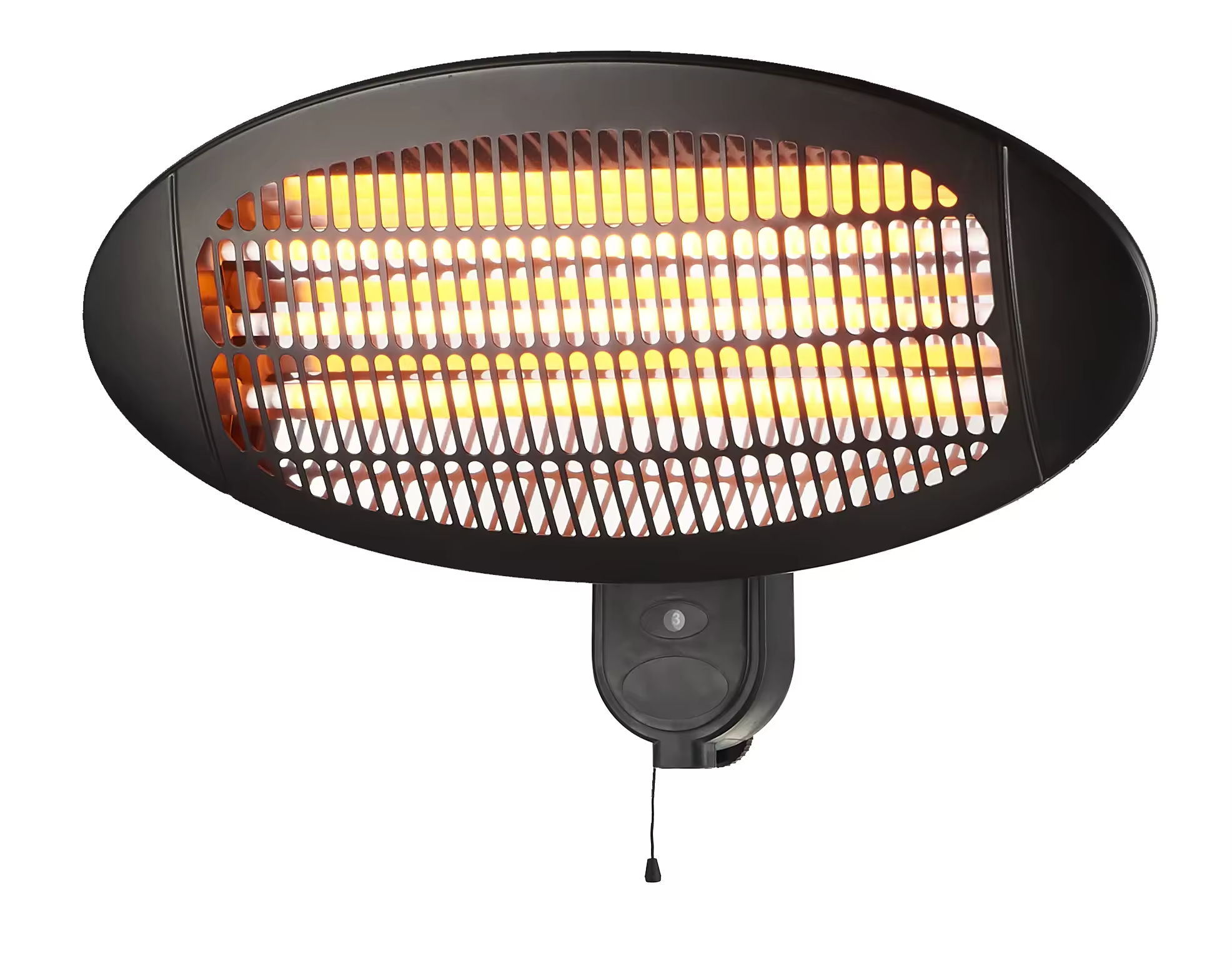 Infrared wall heater for bathroom