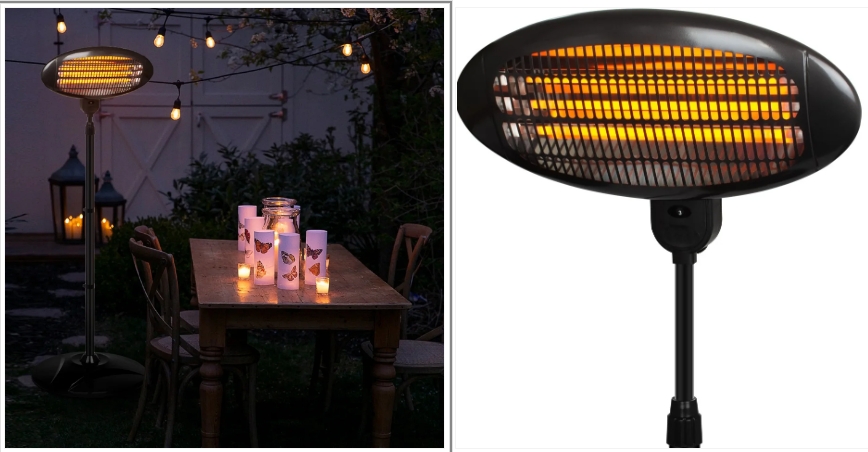 Flame effect heater