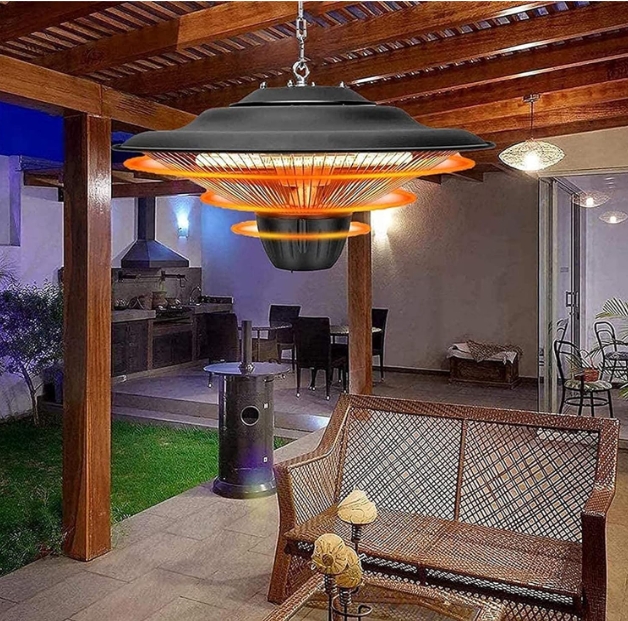Wall mounted patio heater